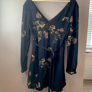 Aritzia Little Moon Long Sleeve Mini Dress